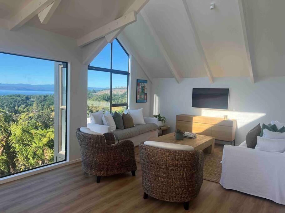 Villa Breathtaking Views Lago Lago Taupo Exterior foto